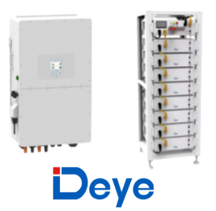 DEYE: Zestaw Inwerter hybrydowy SUN-25K-SG01HP3 + Bateria BOS-G PRO 40.96kWh + Jednostka sterująca PDU-2 + Stojak na akumulatory (wysokonapięciowy)